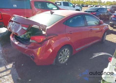 2014 Hyundai Elantra Se from USA, damaged, VIN KMHDH4AE7EU081912
